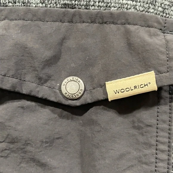 Woolrich Pull Over Quarter Top Button Jacket Fleece Gray Long Sleeve Mens Sz XL - Picture 3 of 7